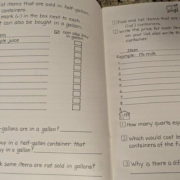 Grocery Cart Math by Jaye Hansen Consumer Math Common Sense Press Homeschool NEW - Picture 3 of 4